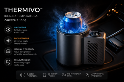THERMIVO™ Samochodowy Podgrzewacz i Chłodziarka do Napojów 2w1