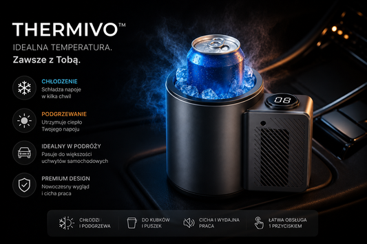 THERMIVO™ Samochodowy Podgrzewacz i Chłodziarka do Napojów 2w1